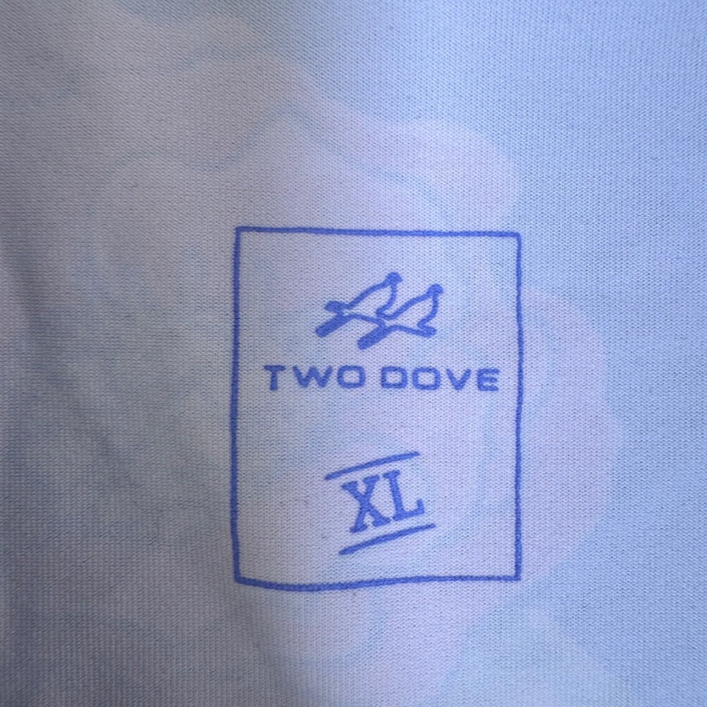 Two Dove Outdoor Mens Cactus Print Polo Shirt Navy Blue Floral XL Stretch Golf - Picture 5 of 9
